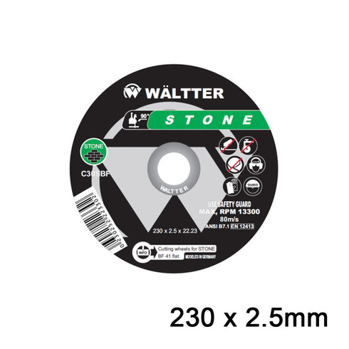 Δίσκος Κοπής Δομικών Υλικών WALTTER 230x2.5mm WÄLTTER 2302522