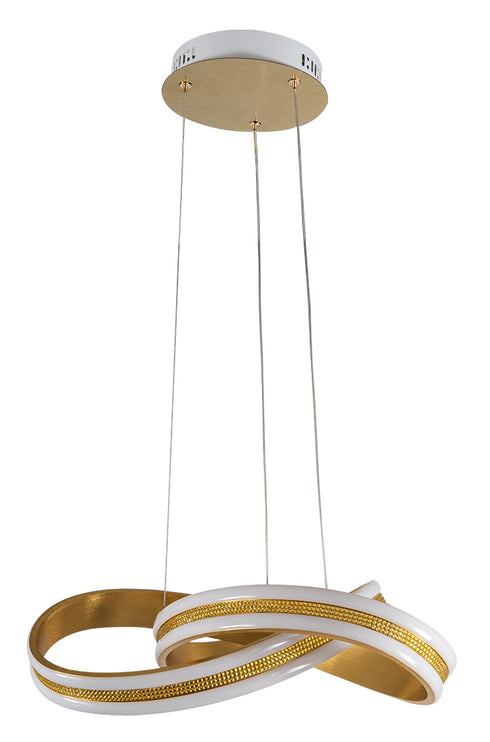 ARlight PDC 673 GD LED ΠΛΕΚΤΟ ΚΡΕΜΑΣΤΟ ΜΕ ΚΡΥΣΤΑΛΙΖΕ ΣΤΕΦΑΝΙ
