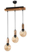 ARlight PDT 2061-3S ΡΑΓΑ 3/Φ ΚΡΕΜ. ΛΕΠΤ/ΡΕΙΑ ΞΥΛΟ ΜΕ ΜΕΛΙ ΓΥΑΛΙ 3ΧΕ27