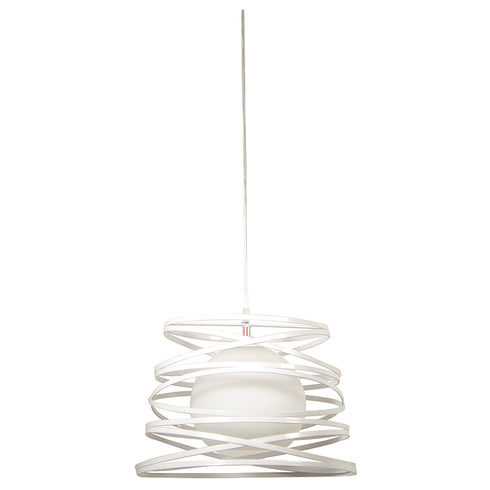 ARlight PDC 6075 WH ΚΡΕΜΑΣΤΟ 1/Φ ΧΙΑΣΤΟ ΛΕΥΚΟ 1ΧΕ27