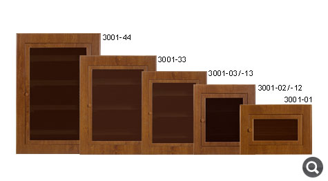 Distribution table Recessed LIGHT 4 Series 80 Elements Walnut