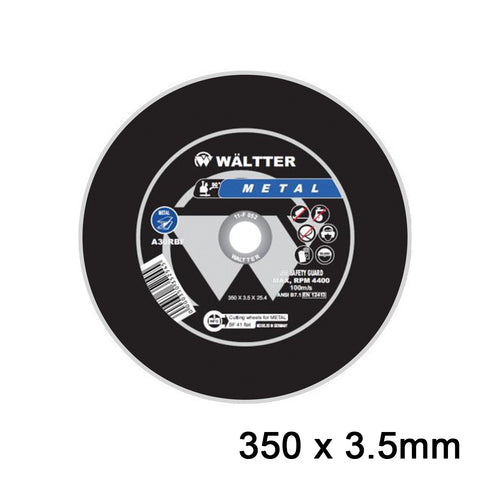 Δίσκοι Κοπής Metal WALTTER 350x3.5mm WÄLTTER 3503525