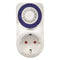 SOCKET TIMER 24OPES 16A 220-240V WITH CHILD PROTECTION IP20