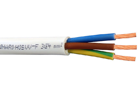 NYLHY Flexible Cable (H05VV-F) 3x4.00 mm² WHITE