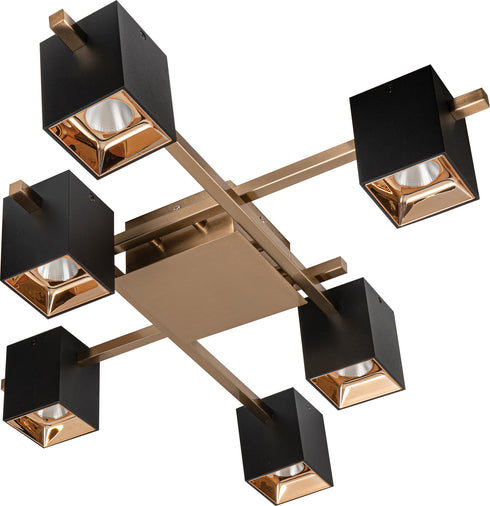 ARlight CCC 697-6 BΚ+ GD ΟΡΟΦΗΣ LED ΡΑΒΔΟΙ ΜΕ 6 ΣΠΟΤ