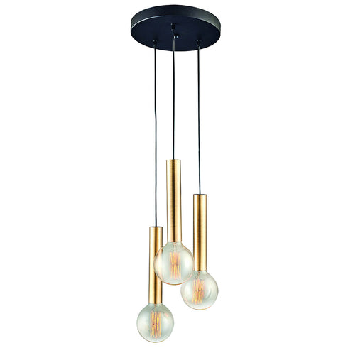 PDC 6445-3 AB PENDANT MULTIPLE LIGHTING ARlight EXCLUSIVE COLLECTION WITH ACID TUBES (3 LAMPS)
