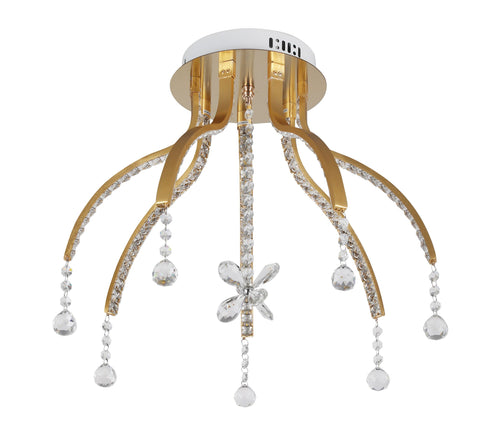 ARlight CCC 692-7 GD ΟΡΟΦΗΣ LED ΜΕ ΡΑΒΔΟΥΣ & ΚΡΥΣΤΑΛΛΑ