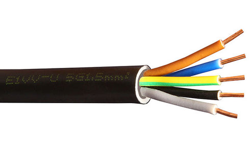 NYY Rigid Cable (E1VV-U) 5x1.5mm²