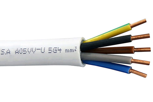 Καλώδιο Δύσκαμπτο NYM (A05VV-U) 5x4,0mm²