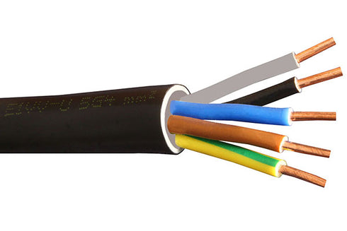 NYY Rigid Cable (E1VV-U) 5x4.0mm²