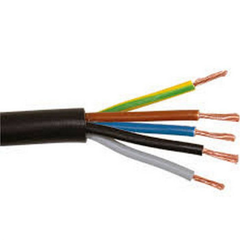 NYLHY Flexible Cable (H05VV-F) 5x1,00 mm² BLACK