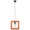 PDA 385 HANGING WOODEN SQUARE SINGLE LIGHT ARLIGHT (MEDIUM)