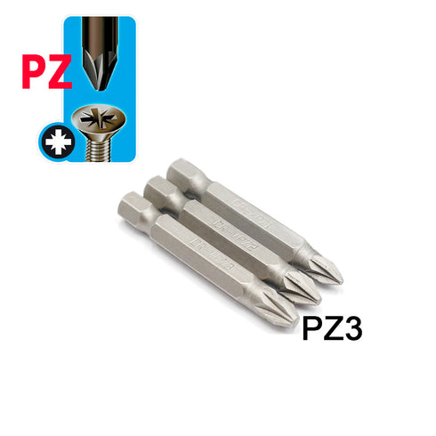 Κατσαβιδόμυτες 1/4" PZ3x50mm ΚΙΝΑ 6123050