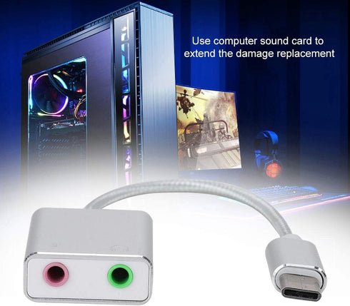 External Sound Card Type-C 7.1