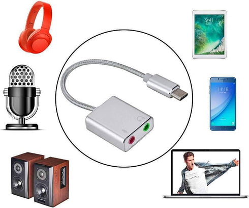 External Sound Card Type-C 7.1