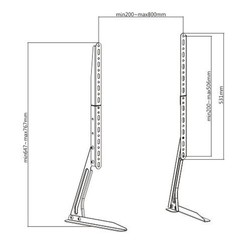 ATC Βάση TV Επιτραπέζια ATC-2370 23"-70"