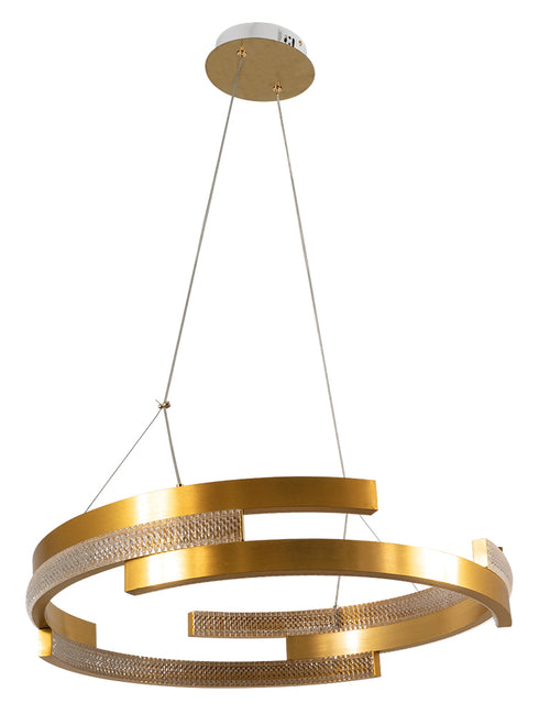 ARlight PDC 671 GD ΚΡΕΜΑΣΤΟ LED ΜΕ ΧΡΥΣΑ ΜΙΣΟΦΕΓΓΑΡΑ & ΣΤΡΑΣ