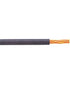 NYA single pole cable (H05V-U) 1x6.00mm² Gray