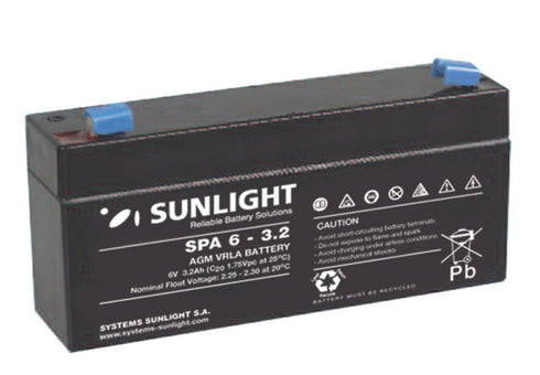 Sunlight Μολύβδου 6V 3.2A