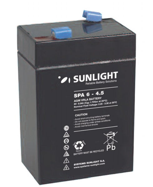 Sunlight Μολύβδου 6V 4.5A 16070