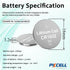 Pkcell Κουμπί Λιθίου CR1632-1B (1τμχ)