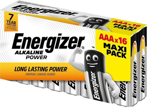 Energizer Power Alkaline Mignon Battery AAA S16 (16τμχ)