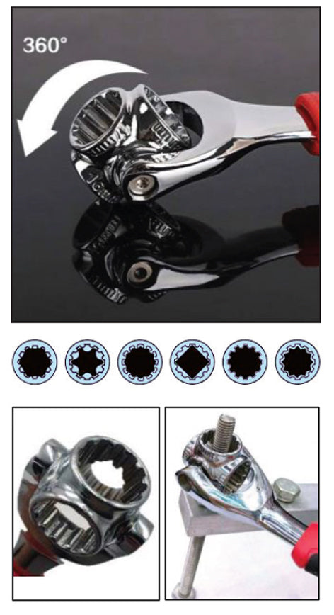 POLYMORPHIC KEY TOOL 48in1 HW-318 S / PRO'SKIT