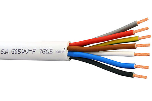 Flexible Cable (G05VV-F) 7x1.50 mm² WHITE