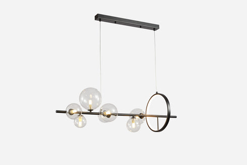 ARlight PDC 2049-7 ΡΑΓΑ ΜΑΥΡΗ ΜΕ LED KAI G9 ΓΛΟΜΠΟΥΣ ΔΙΑΦΑΝΟΥΣ