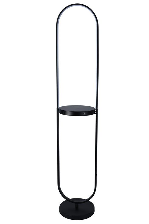 ARlight FLC 8032 ΔΑΠΕΔΟΥ ΜΕ ΡΑΦΙ + USB + ΔΙΑΚΟΠΤΗ ΑΦΗΣ ΜΑΥΡΟ ΟΒΑΛ