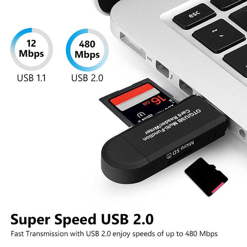 USB 2in1 Micro Card Reader