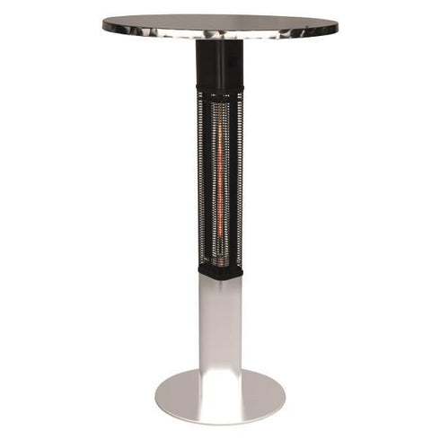 HEATED TABLE 1000W IP55 Φ40 Height 1,11 CARBON TUBE