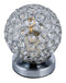 ARlight TLC 3459-CR ΠΟΡΤΑΤΙΦ ΜΠΑΛΑ ΧΡΩΜΙΟ ΜΕ ΚΡΥΣΤΑΛΛΑ 1ΧΕ27