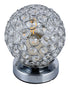 ARlight TLC 3459-CR ΠΟΡΤΑΤΙΦ ΜΠΑΛΑ ΧΡΩΜΙΟ ΜΕ ΚΡΥΣΤΑΛΛΑ 1ΧΕ27