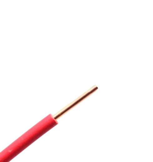 NYA single pole cable (H05V-U) 1x2,50mm² Red