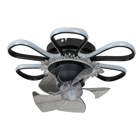 ARlight CFC 9506 ΒΚ ΑΝΕΜΙΣΤΗΡΑΣ ΟΡΟΦΗΣ ΜΑΡΓΑΡΙΤΑ ΜΕ LED ΦΩΤΙΣΜΟ+CONTROL