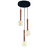 PDC 6445-3 CO PENDANT MULTIPLE LIGHTING ARlight EXCLUSIVE COLLECTION WITH COPPER TUBES (3 LAMPS)