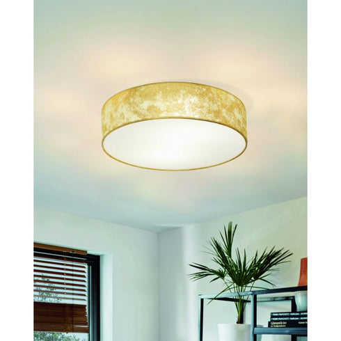 EGLO VISERBELLA Πλαφονιέρα οροφής Σαμπανί/Χρυσό