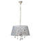 ARlight PDC 3389-3 WH 3/Φ ROMANTIC ΥΦΑΣΜΑΤΙΝΟ ΕΚΡΟΥ ΚΑΠΕΛΟ ΜΕ ΛΟΛΟΥΔΙ 3ΧΕ14