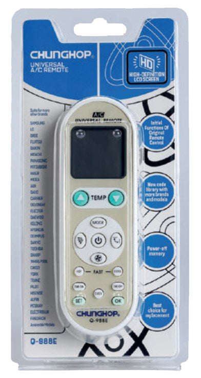 Τηλεχειριστήριο Κλιματισμού Universal Aircool 988
