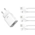 XO L99 2.4A Φορτιστής με Lightning Καλώδιο (NB103)
