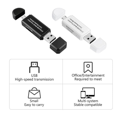 USB 2in1 Micro Card Reader