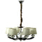 PDC 603-5 PENDANT MULTIPLE ARlight WITH CRYSTAL AND LEATHER (6 LAMPS)