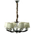 PDC 603-5 PENDANT MULTIPLE ARlight WITH CRYSTAL AND LEATHER (6 LAMPS)