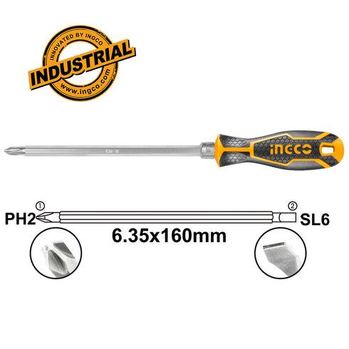 Κατσαβίδι Διπλό 2 σε 1 INGCO AKISD0201