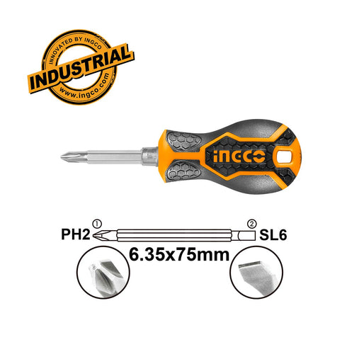 Κατσαβίδι Νάνος Διπλό 2 σε 1 INGCO AKISD0202