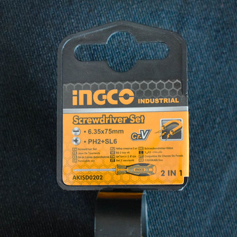 Κατσαβίδι Νάνος Διπλό 2 σε 1 INGCO AKISD0202