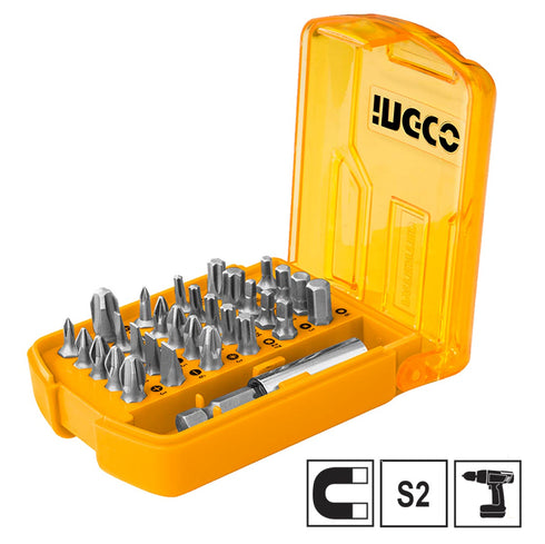 Κατσαβιδόμυτες 25mm Σετ 30 τεμ. INGCO AKSD08301