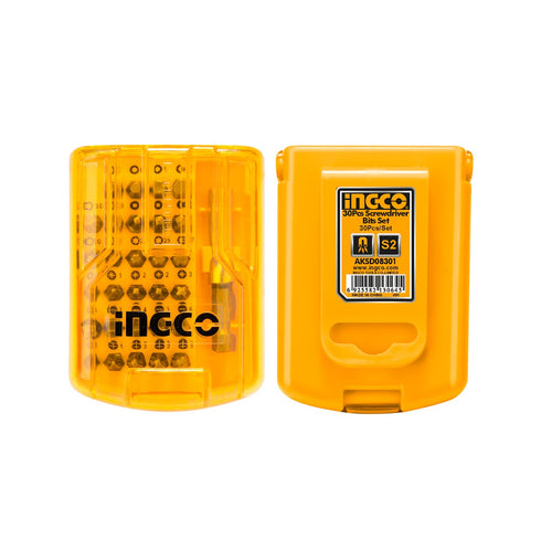 Κατσαβιδόμυτες 25mm Σετ 30 τεμ. INGCO AKSD08301