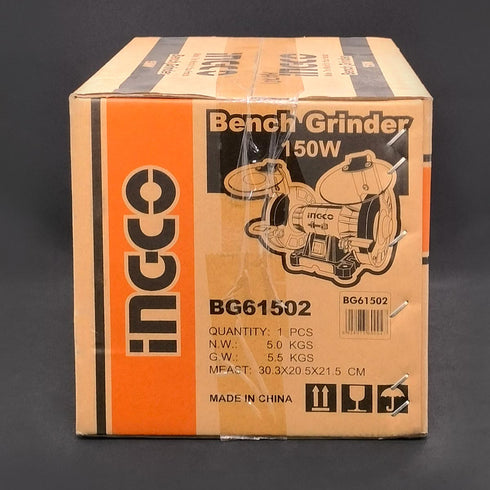 Ηλεκτρικός Δίδυμος Τροχός Πάγκου 150W INGCO BG61502